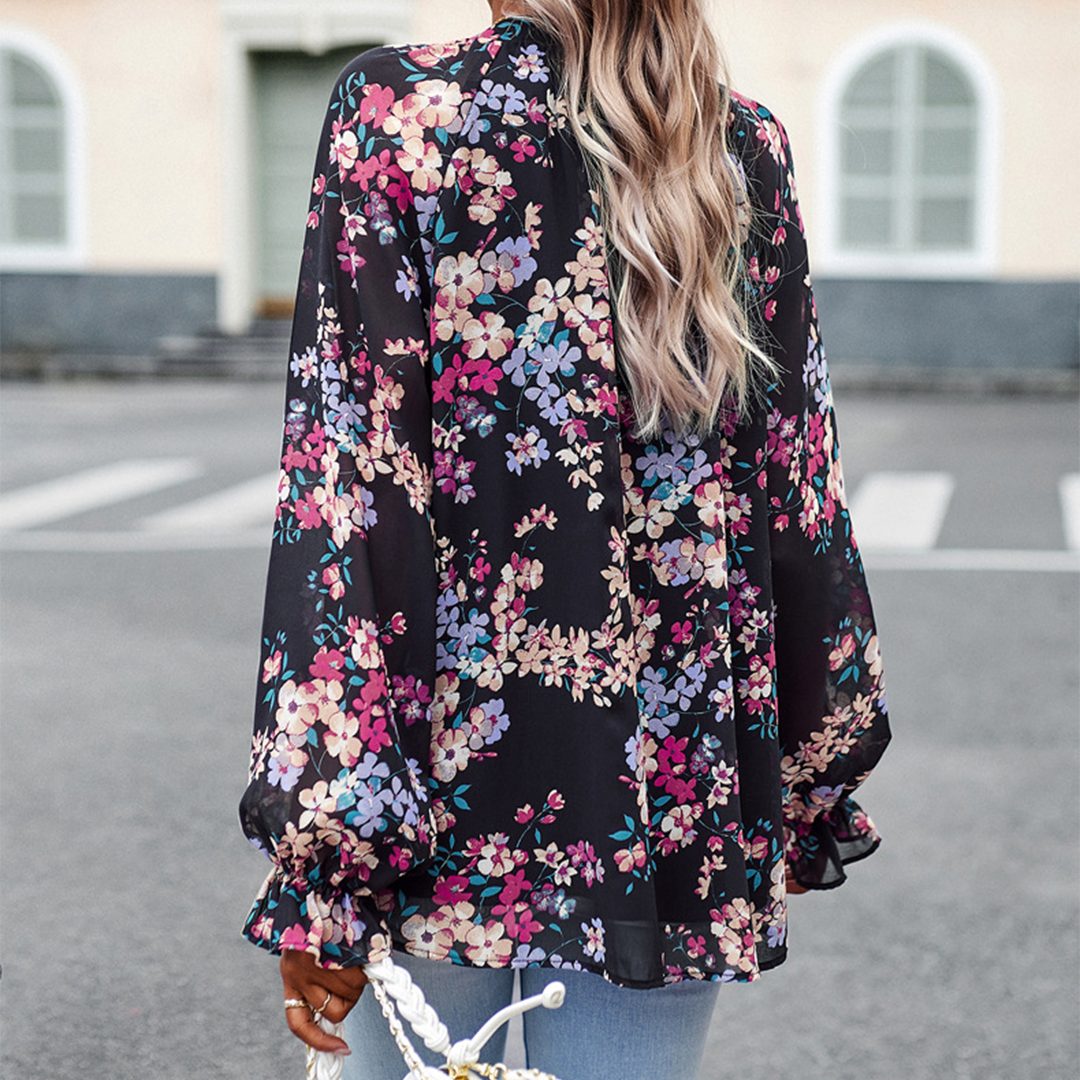 ELLIE - Modieuze bloemenblouse voor de zomer